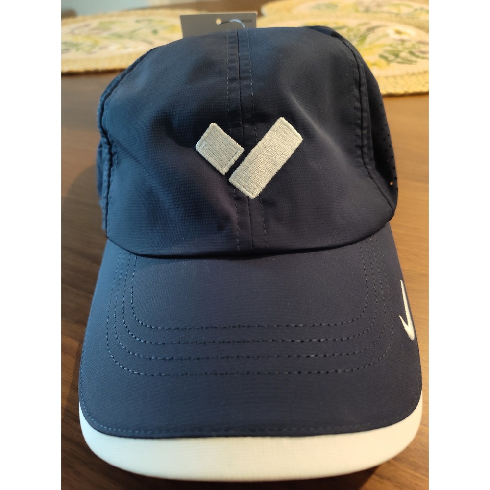 Nike Heritage86 Dri-FIT Adjustable Hat Navy Blue Perforated Performance Cap NEW